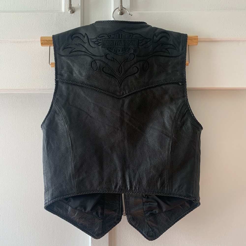 Harley Davidson Womens leather vest